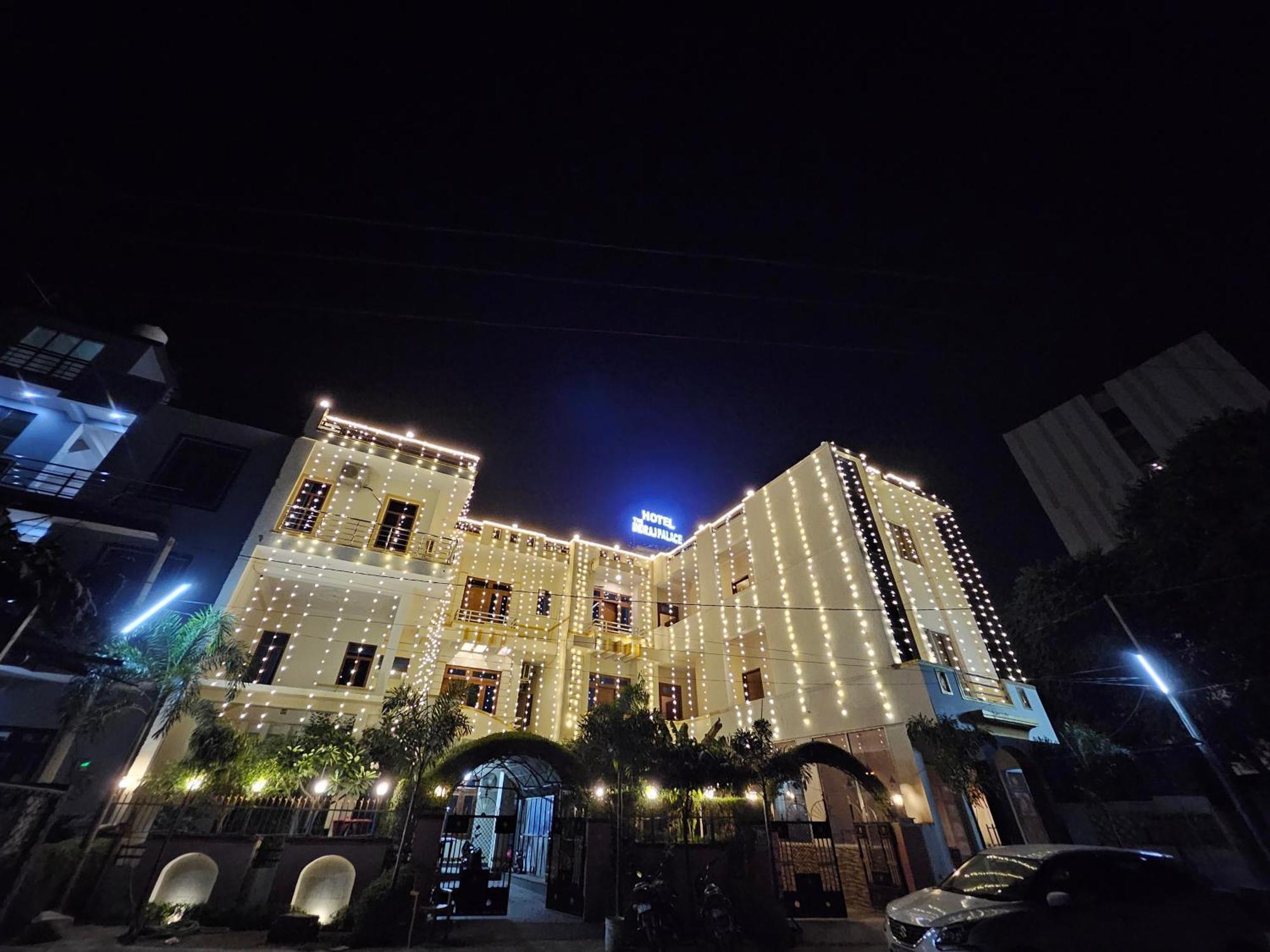 The Indraj Palace Hotel Jaipur Bagian luar foto